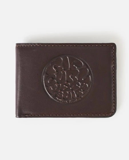 Rip Curl Premium Surf RFID Slim Wallet - Brown