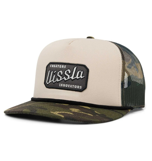 Vissla Garage Foam Trucker Hat - Camo OSFM