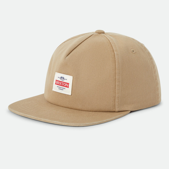 Brixton Trademark Snapback - British Khaki OSFM