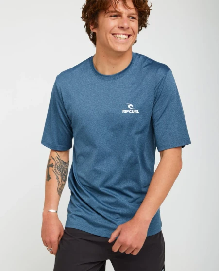 Rip Curl Stack UPF S/S - Navy Marle