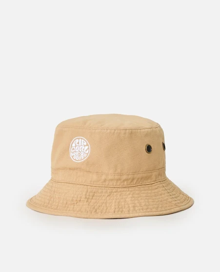 Rip Curl Wetty Icon Bucket Hat - Khaki
