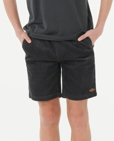 Rip Curl Surf Cord Volley Boy - Washed Black
