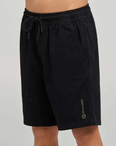 The Mad Hueys Stranded Youth 16" Chino Short - Black