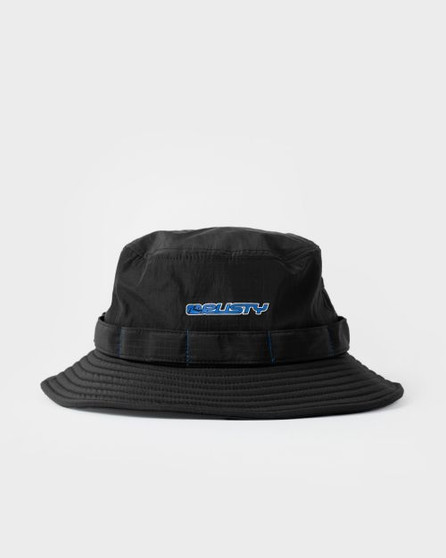 Rusty Stringer Bucket Hat - Black