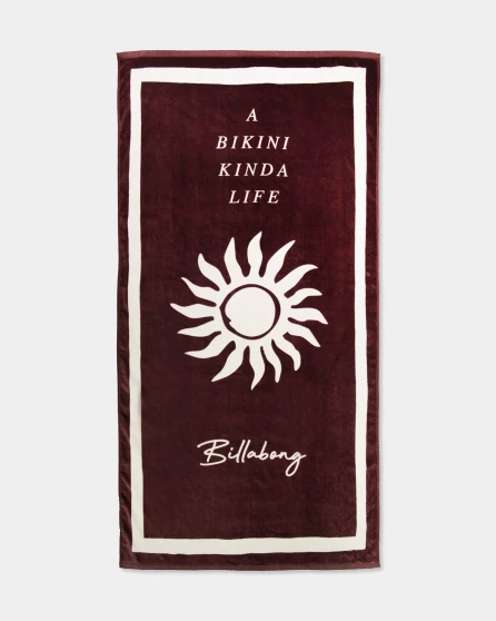 Billabong A Bikini Kinda Life Towel - Espresso