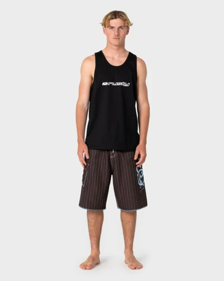 Rusty Fragment Tank - Black