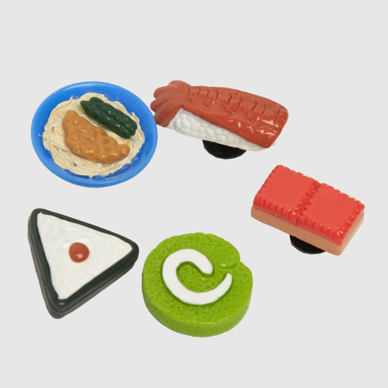 Jibbitz 3D Mini Sushi Party 5 Pack