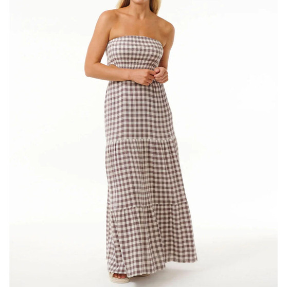 Rip Curl Premium Surf Check Maxi Dress
