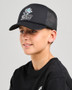 The Mad Hueys  Great Bite Shark Foam Trucker - Black