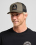 The Mad Hueys Captain Ship Faced Twill Trucker - Olive
