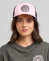 The Mad Hueys Good Life Womens  Adjustable Twill Trucker - Fairy Floss