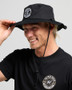 The Mad Hueys Sailor Anchor Wide Brim Hat - Black