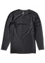 Vissla Twisted Eco Long Sleeve Sun Shirt - Black Heather