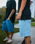 Volcom Billow Denim Short 22 - Deep River Blues