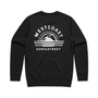 West Coast Surf & Street Mens Stencil Crew - Black