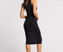 One Teaspoon Rib Singlet Dress - Black