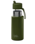 Frank Green 34oz  SS Ceramic Reusable Bottle Khaki with Flip Straw lid