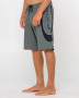 Rusty Charger Fixed Waist Boardshort - Army Green
