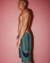 Rusty Charger Fixed Waist Boardshort - Army Green