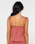 Rusty Summer Court Cami Top - Red