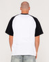 Rusty Wagwan Raglan Short Sleeve Tee - White
