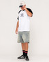 Rusty Wagwan Raglan Short Sleeve Tee - White
