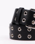 Rusty  XOXO Eyelet Belt - Black