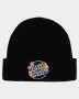 Santa Cruz Blooming Stack Dot Beanie - Black OSFM