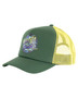 Santa Cruz Winkowski Dope Planet 2 Dot Trucker Cap - Dark Green OSFM