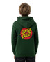 Santa Cruz Classic Dot Puff Chest Hoodie - Dark Green