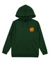 Santa Cruz Classic Dot Puff Chest Hoodie - Dark Green