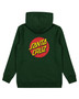 Santa Cruz Classic Dot Puff Chest Hoodie - Dark Green