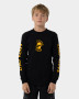 Santa Cruz Screaming Mouth Mono Front LS Tee - Black
