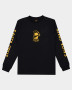 Santa Cruz Screaming Mouth Mono Front LS Tee - Black