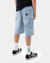 Santa Cruz Classic Dot Carpenter  Jean Short - Light Washed Indigo