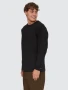 Thrills Military Oversize Long Sleeve Tee - Black