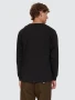 Thrills Military Oversize Long Sleeve Tee - Black