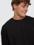 Thrills Military Oversize Long Sleeve Tee - Black