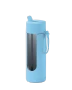 Frank Green 20oz SS Ceramic Reusable Bottle Sky Blue with Flip Straw Lid