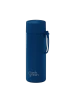 Frank Green 20oz SS Ceramic Reusable Bottle Deep Ocean with Flip Straw lid