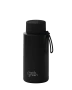 Frank Green 34oz  SS Ceramic Reusable Bottle Midnight with Flip Straw Lid