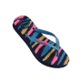 Havaianas Kids Slim Glitter II - Navy Blue/Turquoise
