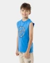 Santa Cruz Flame Ringed Dot Front Muscle - Blue