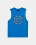 Santa Cruz Flame Ringed Dot Front Muscle - Blue