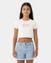 Santa Cruz Groovy Stack Front Short Sleeve Baby Tee - Cream
