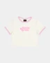 Santa Cruz Groovy Stack Front Short Sleeve Baby Tee - Cream