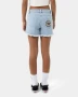 Santa Cruz MFG Retro Dot Jean Shorts - Light Washed Indigo