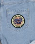 Santa Cruz MFG Retro Dot Jean Shorts - Light Washed Indigo