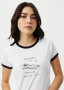 Afends Recycled Baked Ringer Baby Tee