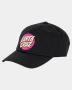 Santa Cruz Style Dot Dad Cap - Black